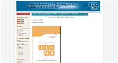 Desktop Screenshot of ijnmr.mui.ac.ir